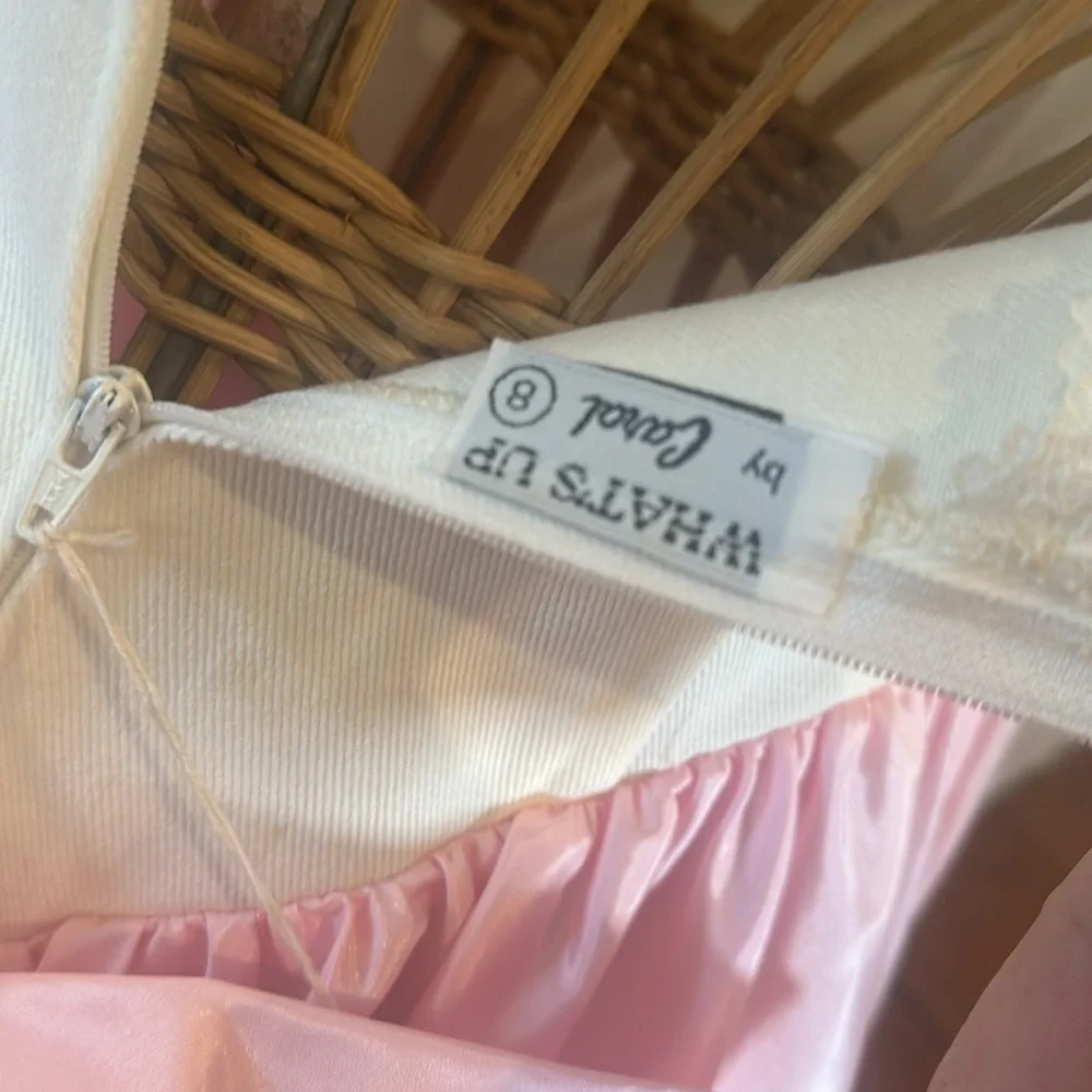 VINTAGE 90s 💕 authentic retro chic pink formal boutique Party dress. - Picture 7 of 10